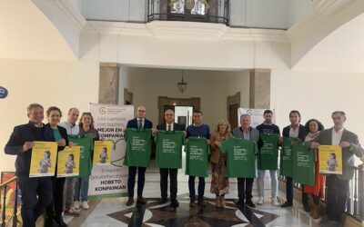 Presentación de la IX Marcha en el Ayuntamiento de Pamplona
